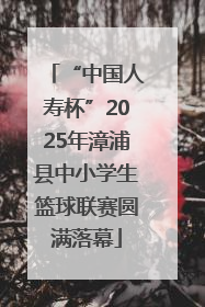 “中国人寿杯”2025年漳浦县中小学生篮球联赛圆满落幕