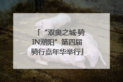 “双奥之城·骑IN潮阳”第四届骑行嘉年华举行