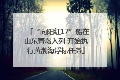 “向阳红17”船在山东青岛入列 开始执行黄渤海浮标任务