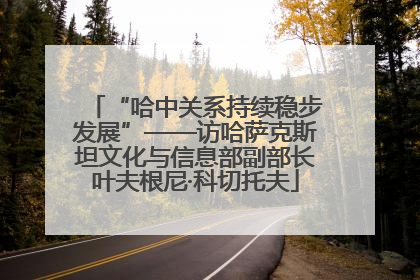 “哈中关系持续稳步发展”——访哈萨克斯坦文化与信息部副部长叶夫根尼·科切托夫