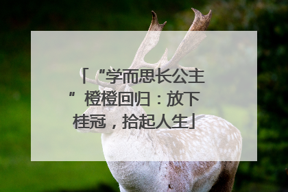 “学而思长公主”橙橙回归：放下桂冠，拾起人生