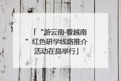 “游云南·看越南”红色研学线路推介活动在昆举行