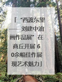 “西渡东望——刘建中油画作品展”在商丘开展 60余幅佳作展现艺术魅力