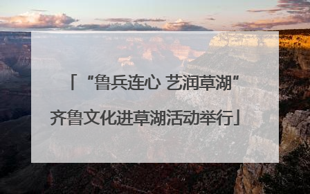 “鲁兵连心 艺润草湖”齐鲁文化进草湖活动举行