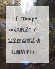 “DeepYou深度游”产品全国首发活动在潍坊举行