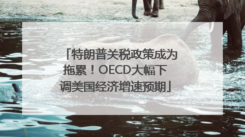 特朗普关税政策成为拖累！OECD大幅下调美国经济增速预期