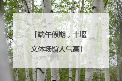 端午假期，十堰文体场馆人气高