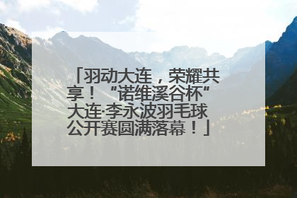 羽动大连，荣耀共享！“诺维溪谷杯”大连·李永波羽毛球公开赛圆满落幕！