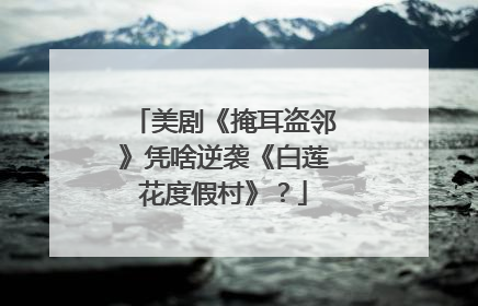 美剧《掩耳盗邻》凭啥逆袭《白莲花度假村》？