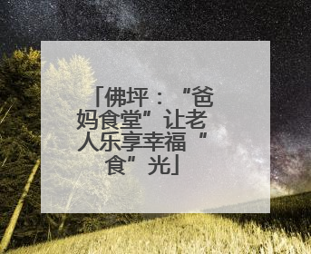 佛坪：“爸妈食堂”让老人乐享幸福“食”光