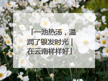 一池热汤，温润了银发时光｜在云南样样好