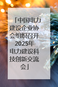中国电力建设企业协会组织召开2025年电力建设科技创新交流会