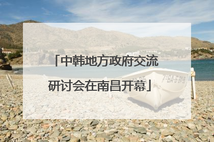中韩地方政府交流研讨会在南昌开幕
