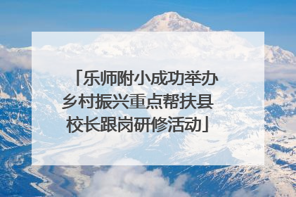 乐师附小成功举办乡村振兴重点帮扶县校长跟岗研修活动