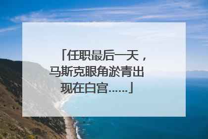 任职最后一天，马斯克眼角淤青出现在白宫……