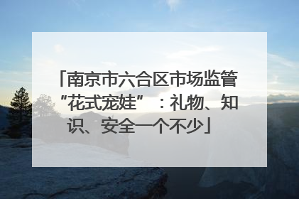 南京市六合区市场监管“花式宠娃”：礼物、知识、安全一个不少