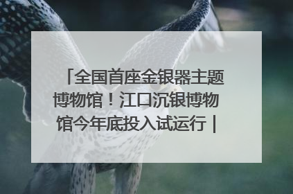 全国首座金银器主题博物馆！江口沉银博物馆今年底投入试运行｜万千气象看四川