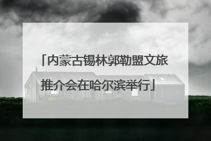 内蒙古锡林郭勒盟文旅推介会在哈尔滨举行