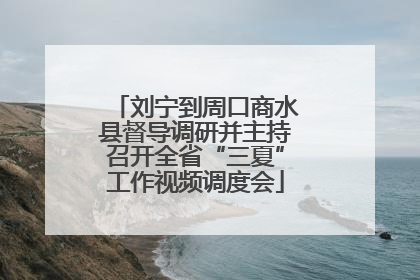 刘宁到周口商水县督导调研并主持召开全省“三夏”工作视频调度会