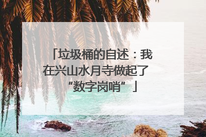 垃圾桶的自述：我在兴山水月寺做起了“数字岗哨”