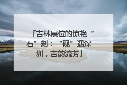 吉林展位的惊艳“石”刻：“砚”遇深圳，吉韵流芳