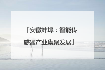 安徽蚌埠：智能传感器产业集聚发展