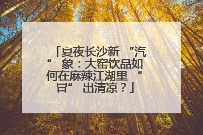 夏夜长沙新 “汽” 象：大窑饮品如何在麻辣江湖里 “冒” 出清凉？