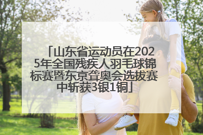 山东省运动员在2025年全国残疾人羽毛球锦标赛暨东京聋奥会选拔赛中斩获3银1铜