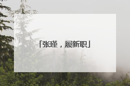 张瑾，履新职