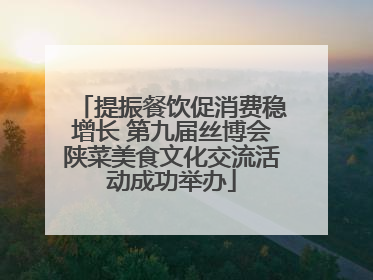 提振餐饮促消费稳增长 第九届丝博会陕菜美食文化交流活动成功举办