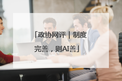 政协网评｜制度完善，则AI善