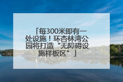 每300米即有一处设施！环杏林湾公园将打造“无障碍设施样板区”
