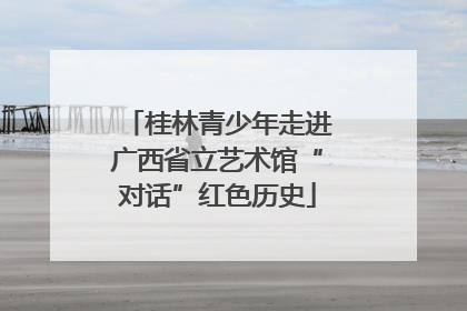 桂林青少年走进广西省立艺术馆“对话”红色历史