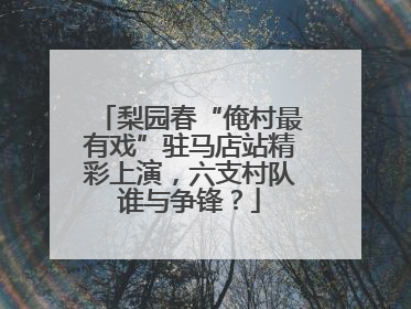 梨园春“俺村最有戏”驻马店站精彩上演，六支村队谁与争锋？