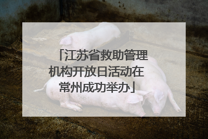 江苏省救助管理机构开放日活动在常州成功举办