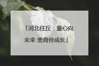 河北任丘：童心向未来 美育伴成长