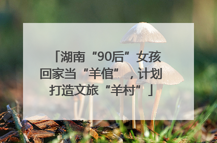 湖南“90后”女孩回家当“羊倌”，计划打造文旅“羊村”