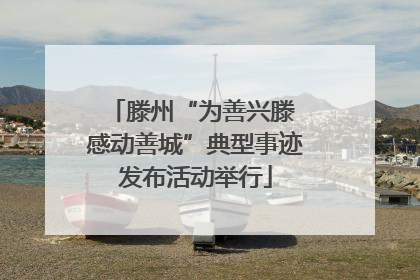 滕州“为善兴滕 感动善城”典型事迹发布活动举行
