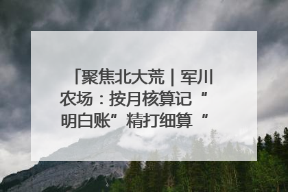 聚焦北大荒｜军川农场：按月核算记“明白账”精打细算“过紧日子”