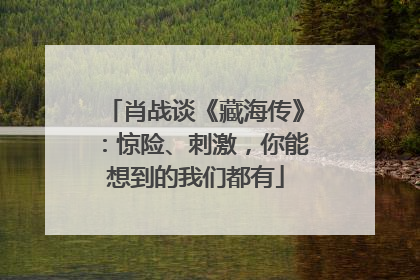 肖战谈《藏海传》：惊险、刺激，你能想到的我们都有
