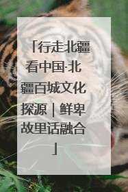 行走北疆看中国·北疆百城文化探源｜鲜卑故里话融合