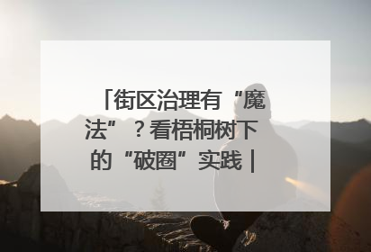 街区治理有“魔法”？看梧桐树下的“破圈”实践｜我在街区当书记
