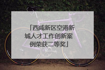 西咸新区空港新城人才工作创新案例荣获二等奖