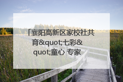 襄阳高新区家校社共育"七彩"童心 专家团支招智慧育儿