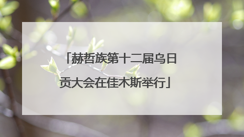 赫哲族第十二届乌日贡大会在佳木斯举行