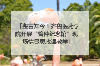 鉴古知今！齐鲁医药学院开展“管仲纪念馆”现场情景思政课教学