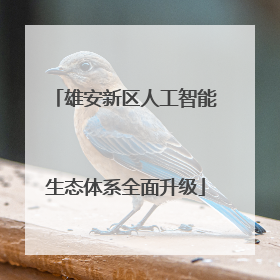 雄安新区人工智能生态体系全面升级