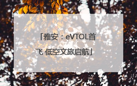 雅安：eVTOL首飞 低空文旅启航