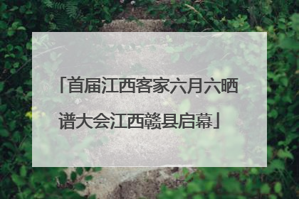 首届江西客家六月六晒谱大会江西赣县启幕