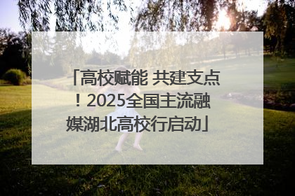 高校赋能 共建支点！2025全国主流融媒湖北高校行启动